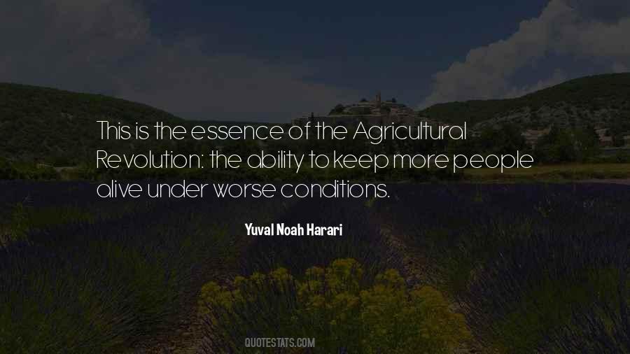 Quotes About Agricultural Revolution #924822