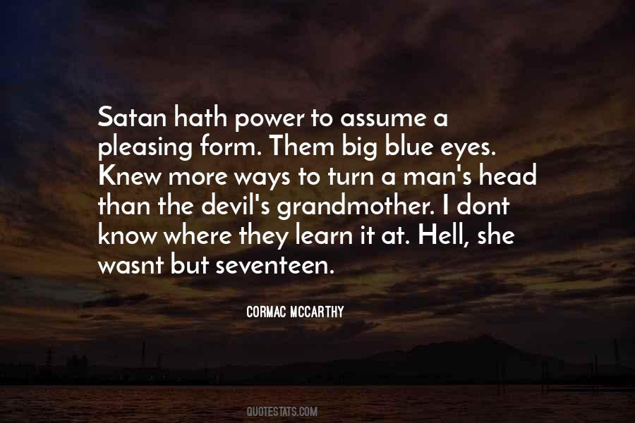 Quotes About Devil Eyes #1182776