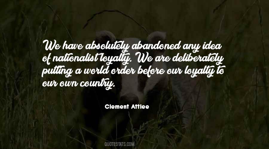 Quotes About Loyalty To Country #1315242