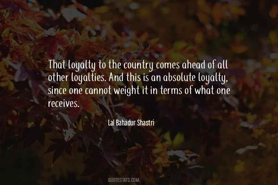 Quotes About Loyalty To Country #456816