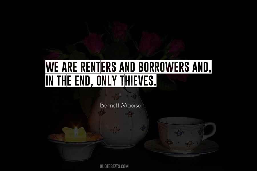 Quotes About Borrowers #1200677