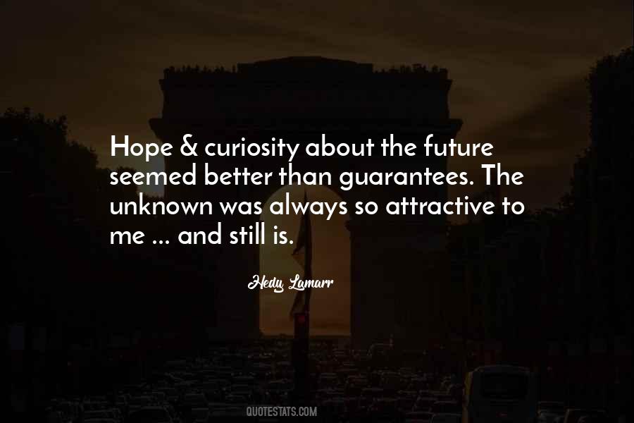 Quotes About The Unknown Future #399136