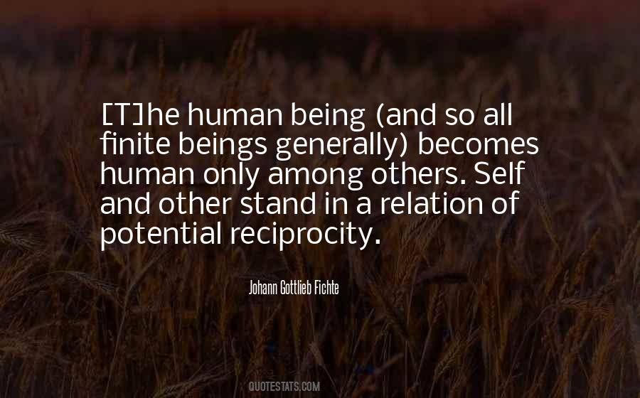 Quotes About Reciprocity #509141