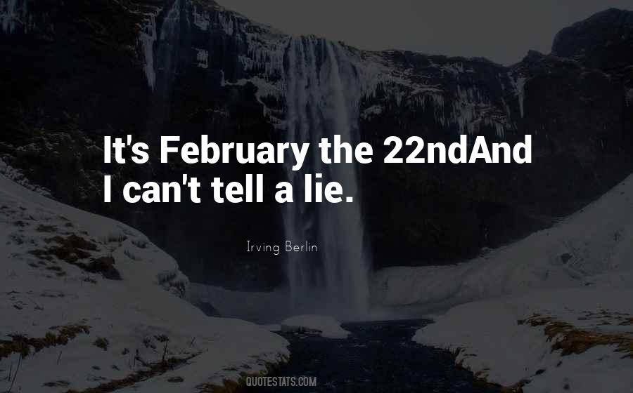 Quotes About February 1 #215154