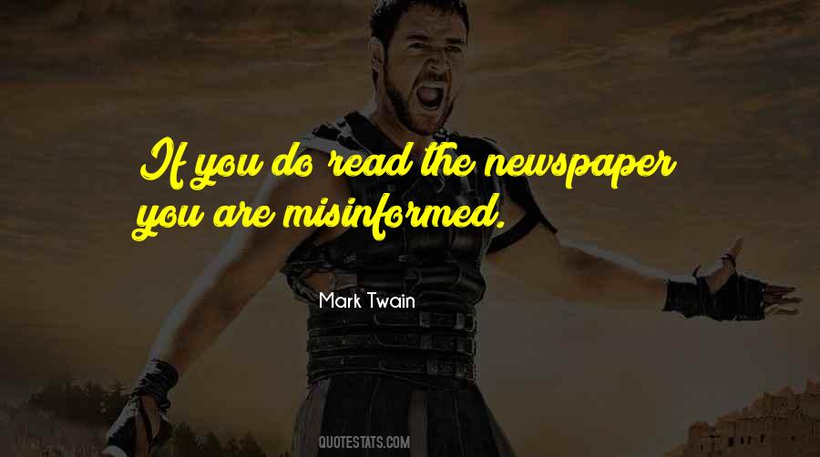 Quotes About Misinformed #1159860