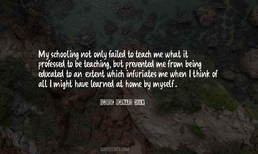 Quotes About Schooling #1144130