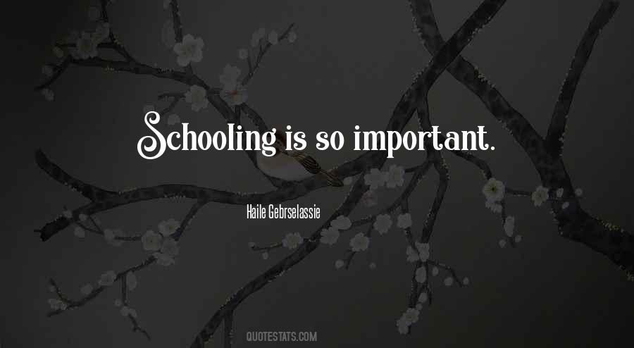 Quotes About Schooling #1400490