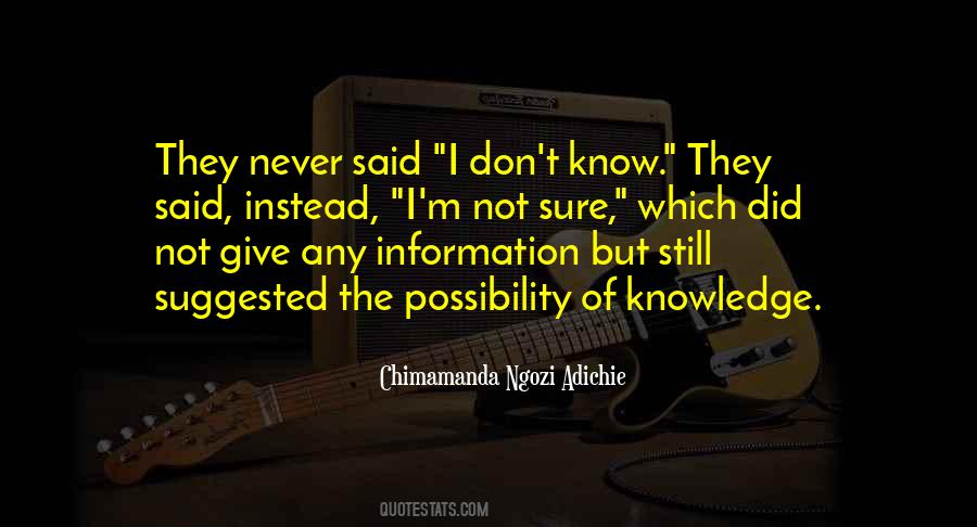 Information Knowledge Quotes #513390