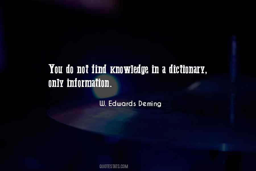 Information Knowledge Quotes #533331
