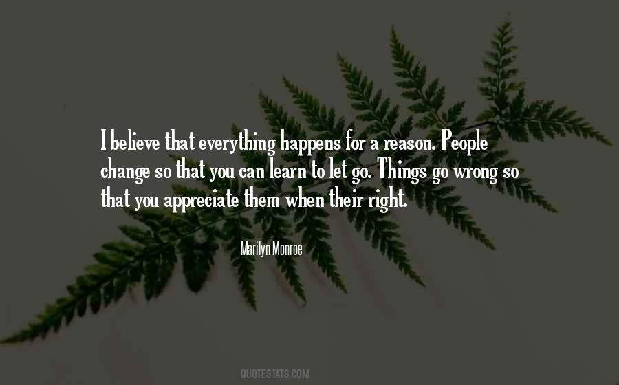 Quotes About Everything Happens For A Reason #1683114