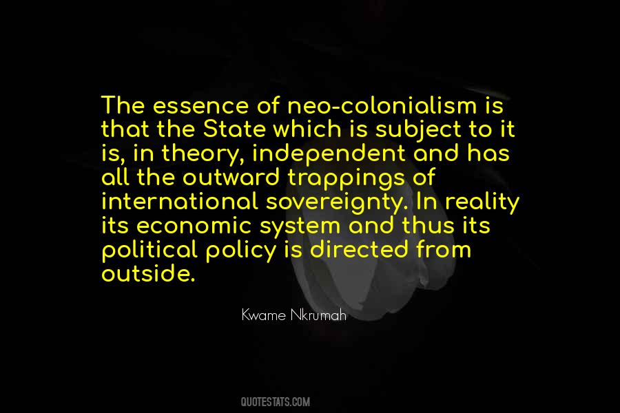 Quotes About Neo Colonialism #1006126