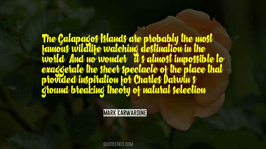 Quotes About Galapagos #700572