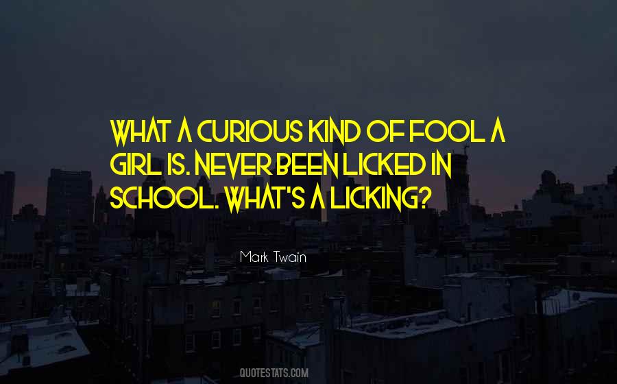 Quotes About Licking #546954 Quotes About Licking #546954