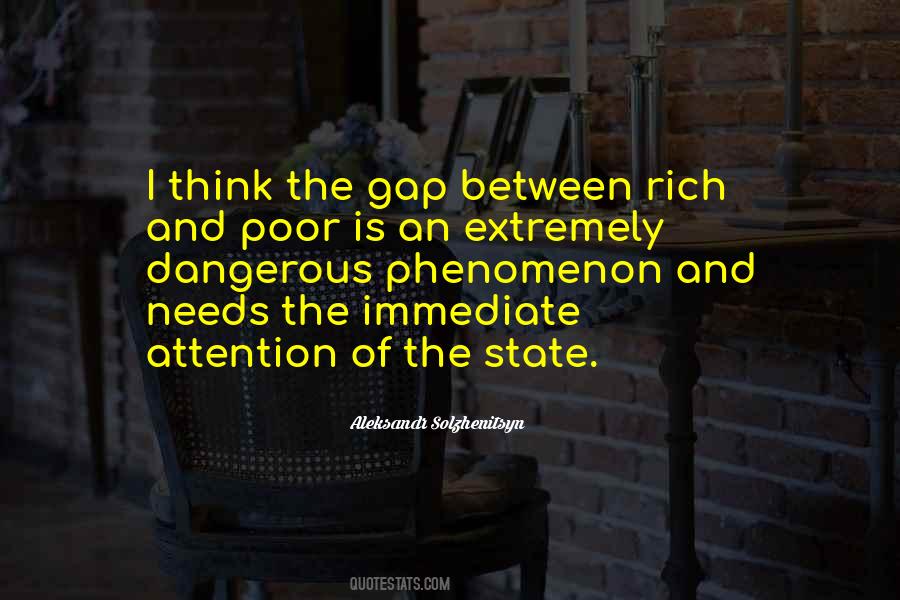 Quotes About The Gap Between Rich And Poor #1340725