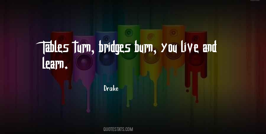 Quotes About Which Bridges To Burn #1153469