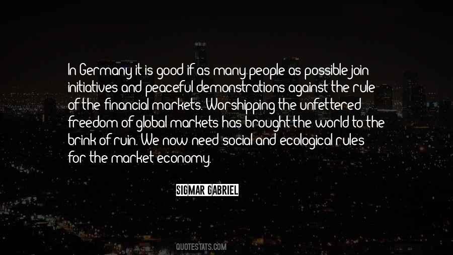 Quotes About The Market Economy #1537153