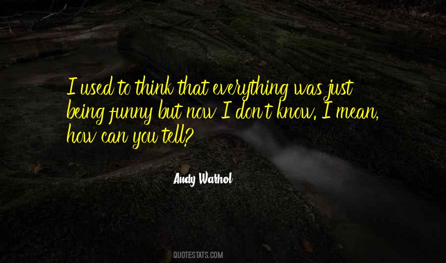 Mean How Quotes #1877454
