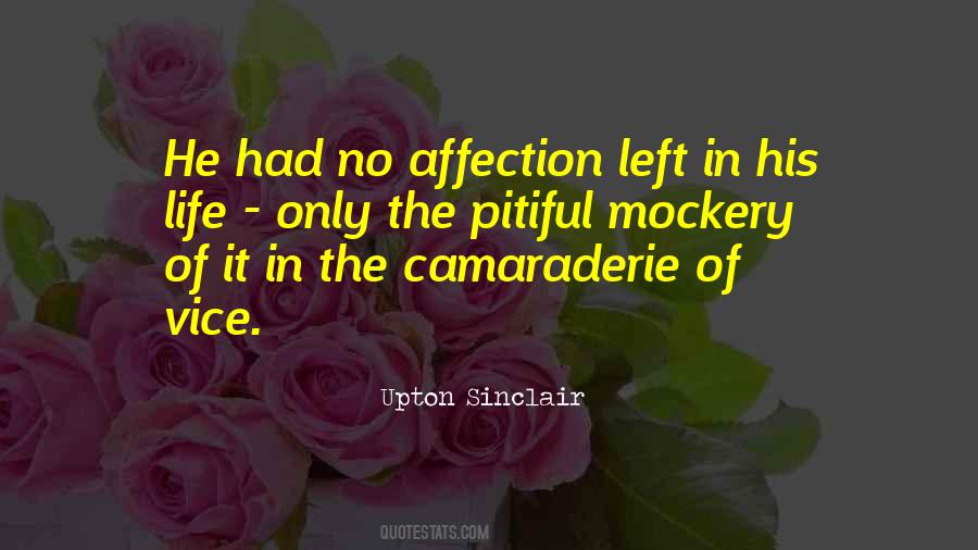 Quotes About No Affection #1578607