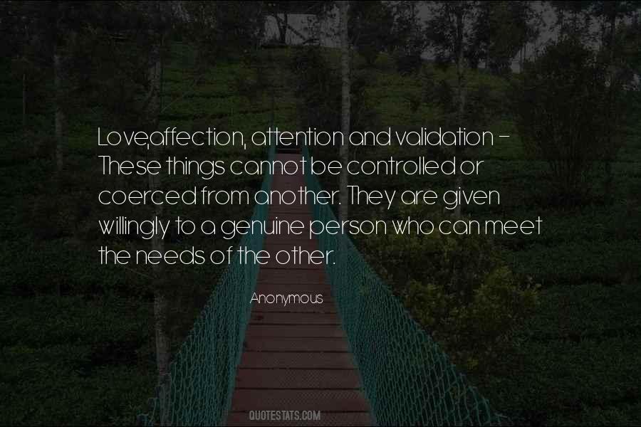 Quotes About No Affection #71010