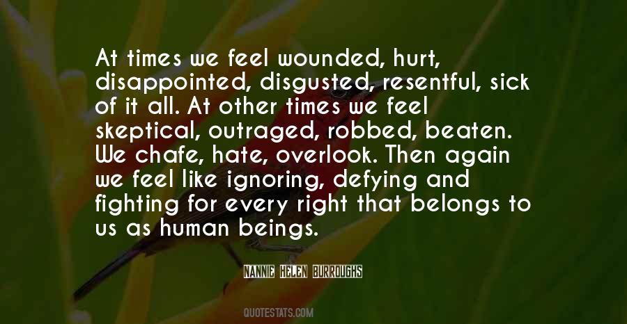 Hurt And Disappointed Quotes #855213