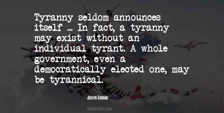 Quotes About Tyranny In Government #1296617