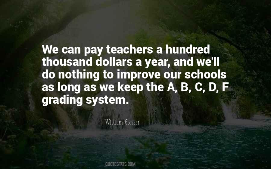 Quotes About Grading Teachers #874005