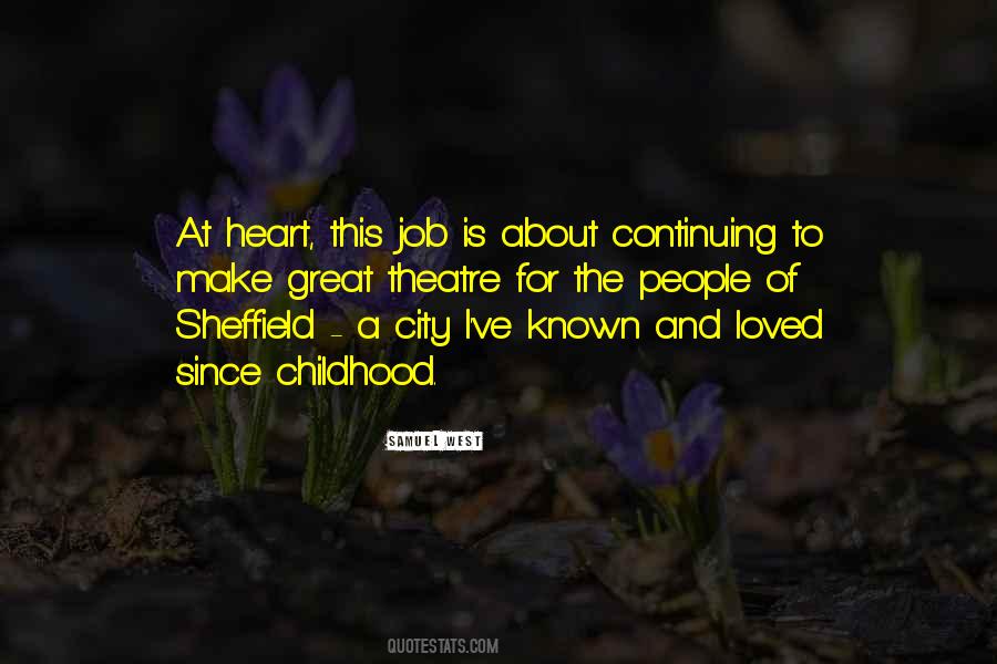 Quotes About Sheffield #1288283