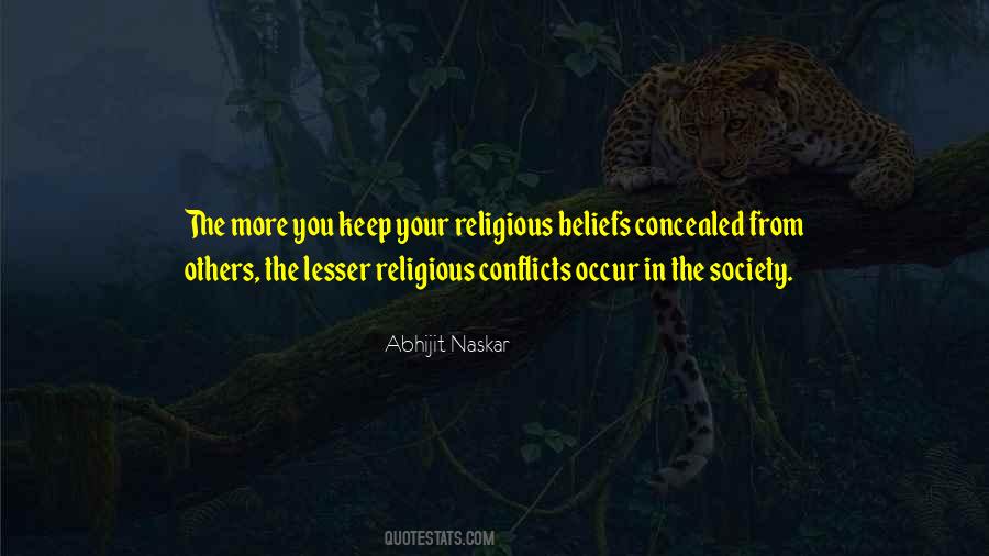 Quotes About Religious Conflicts #1725748