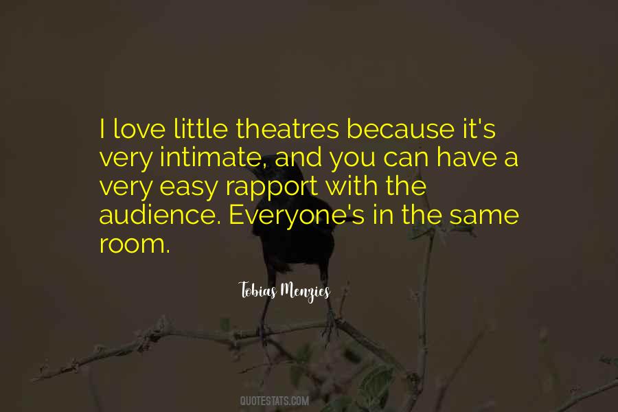 Quotes About Theatres #123340