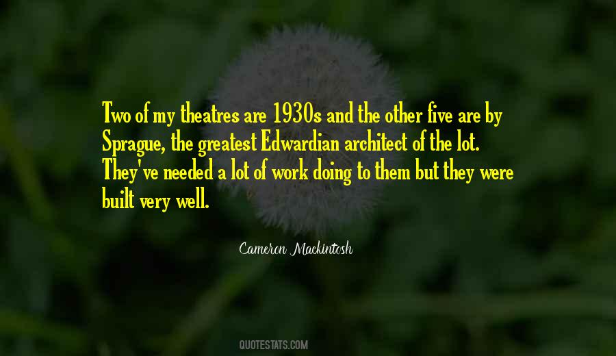 Quotes About Theatres #888878