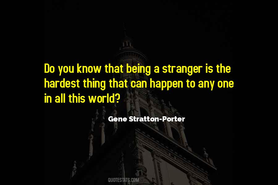 Quotes About Being A Stranger To Yourself #722987