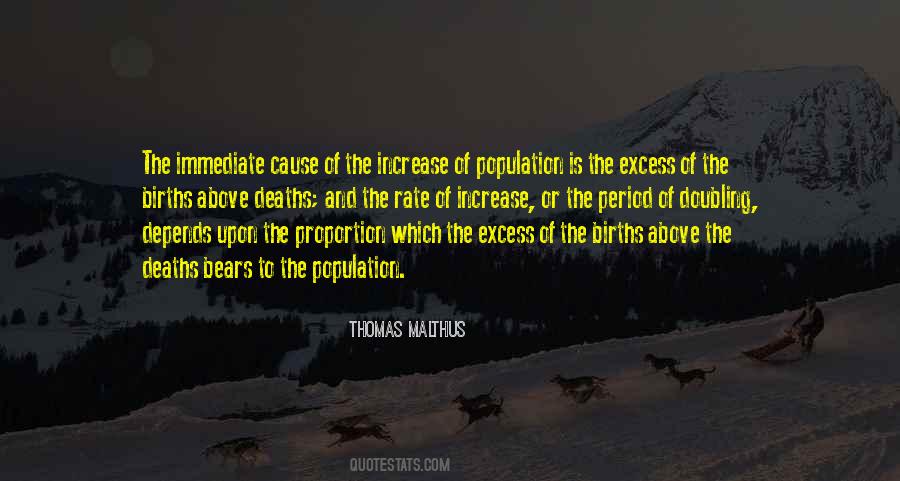 Increase Of Population Quotes #1085566