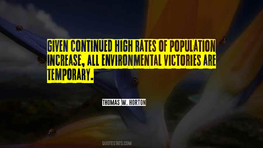 Increase Of Population Quotes #797904