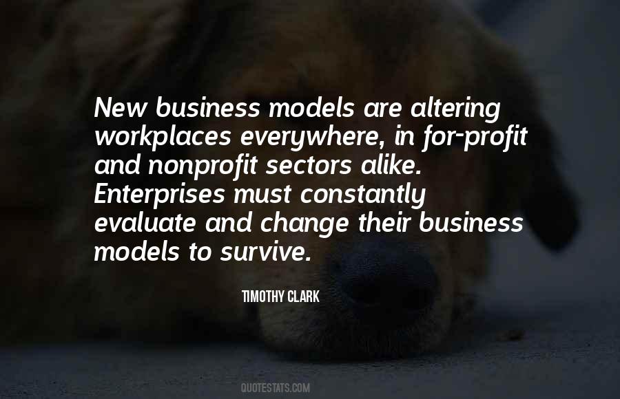 Quotes About Business Models #126946