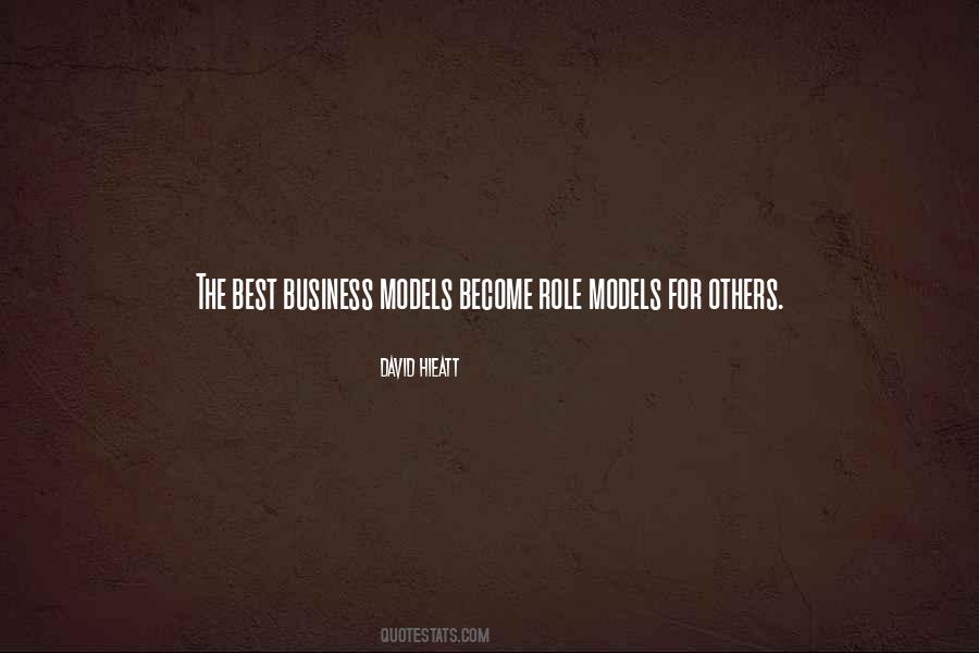 Quotes About Business Models #1321918