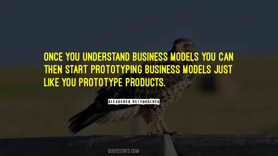 Quotes About Business Models #1327125