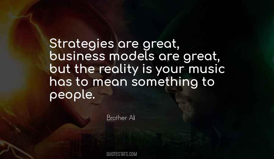 Quotes About Business Models #140466