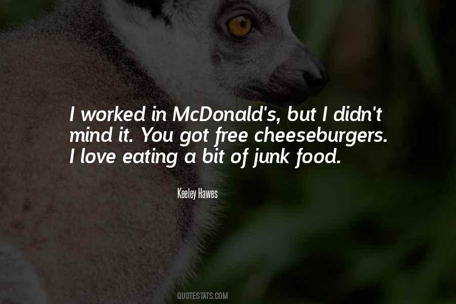 Quotes About Cheeseburgers #1685564