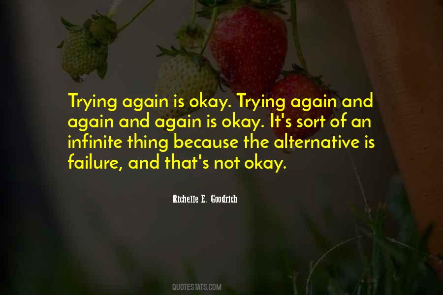 Quotes About Trying Again #1116277