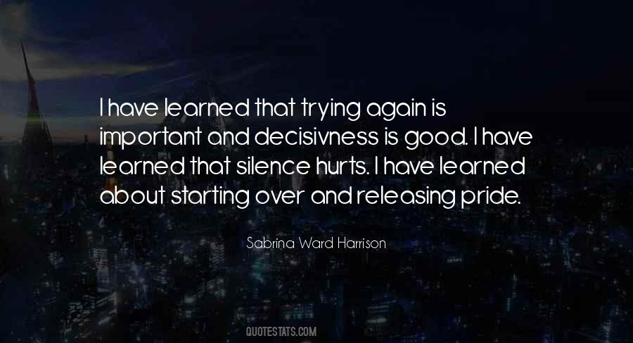 Quotes About Trying Again #1286192