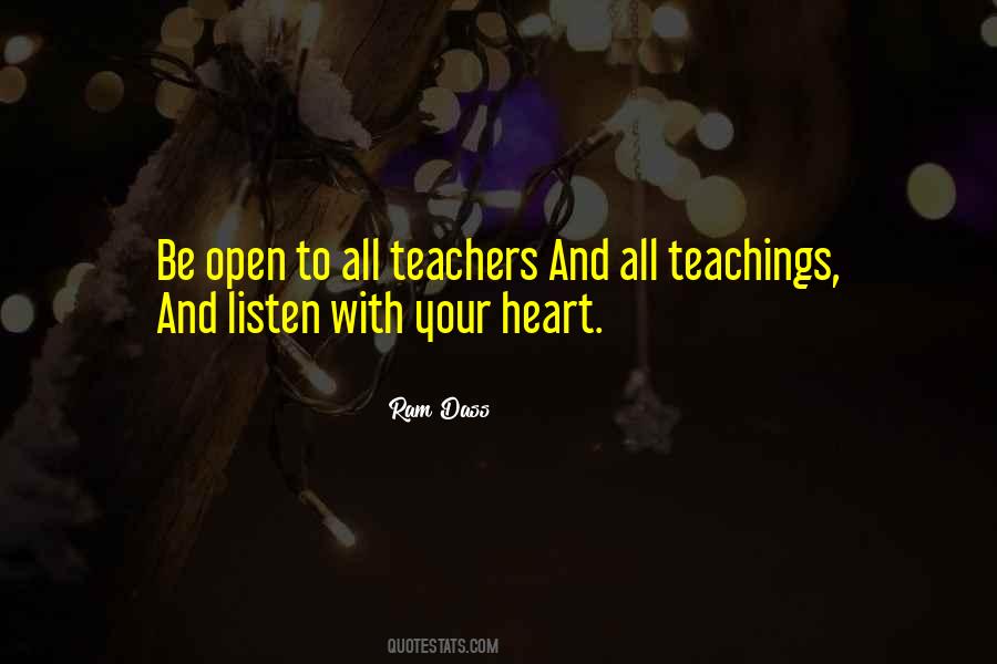 Listen With Your Heart Quotes #1762375