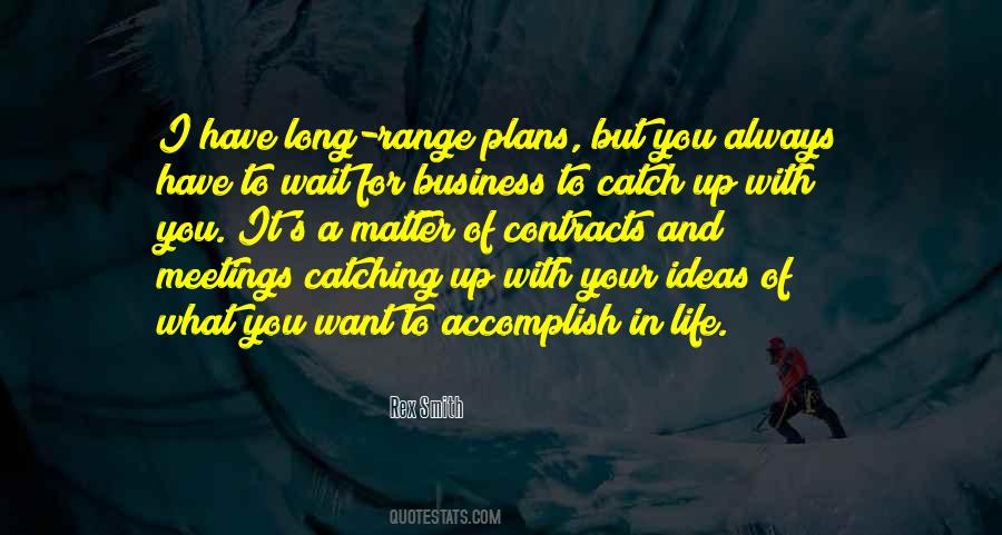 Quotes About Plans In Life #1163666