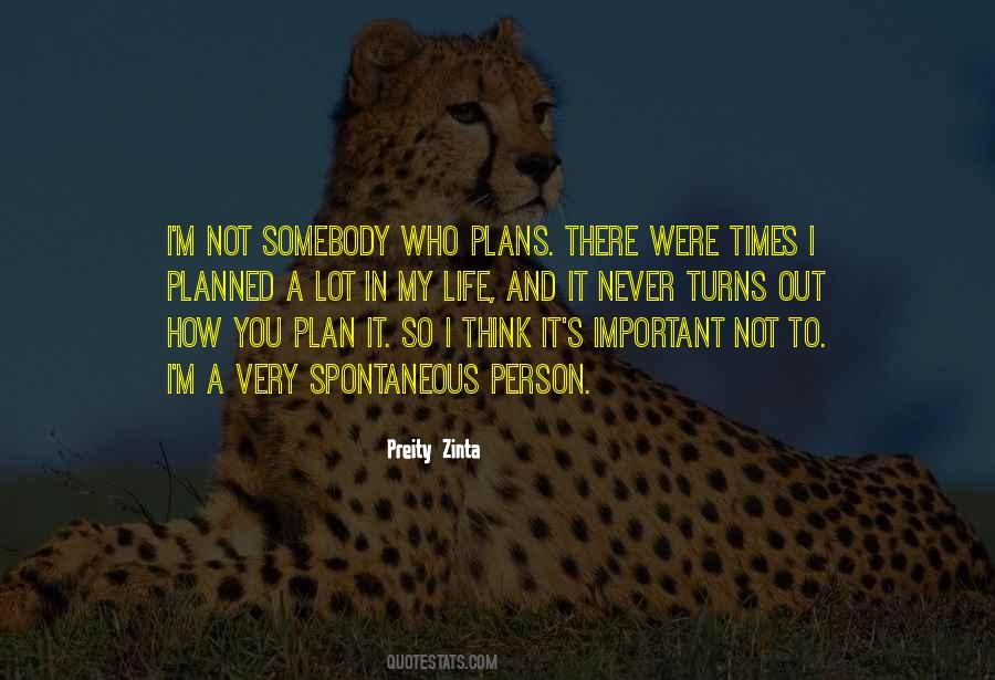 Quotes About Plans In Life #18404