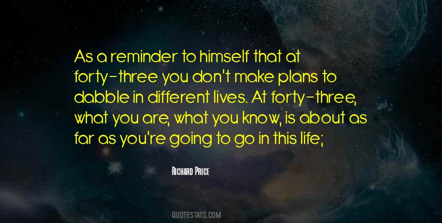 Quotes About Plans In Life #724676