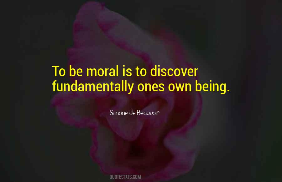 Be Moral Quotes #176274