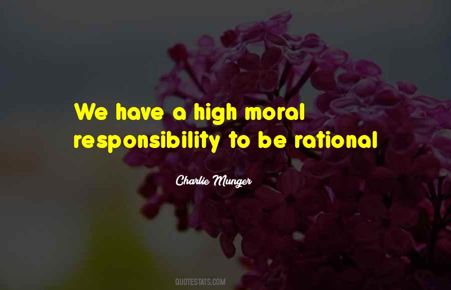 Be Moral Quotes #96562