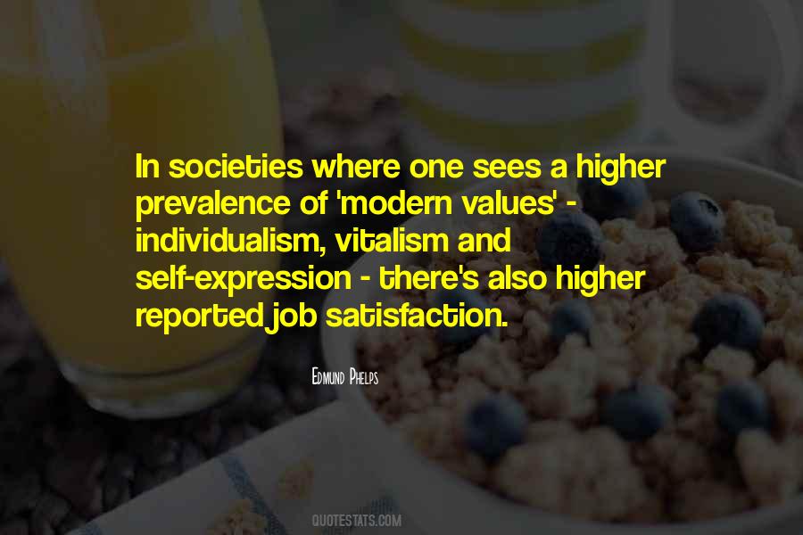 Modern Values Quotes #1199270