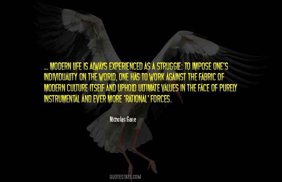 Modern Values Quotes #1621948
