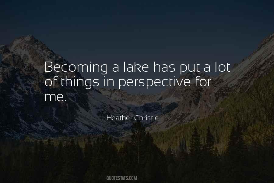 Quotes About A Lake #40965