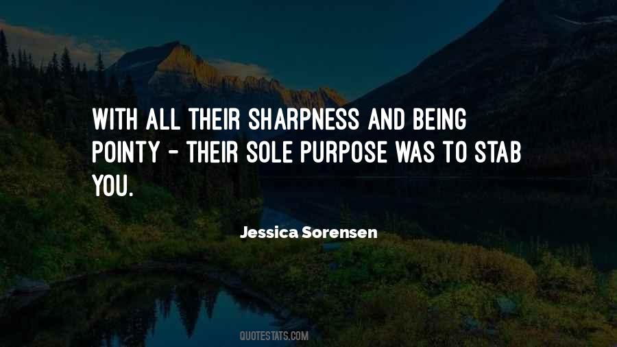 Quotes About Sharpness #965653